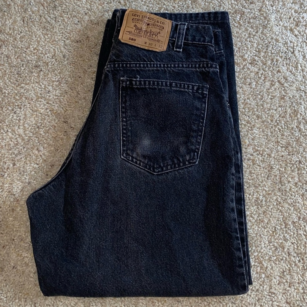 Vintage Black Levi 580s